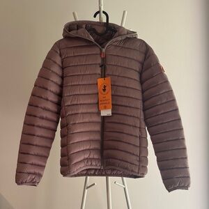 Save the duck Kids Puffer Jacket - Brown